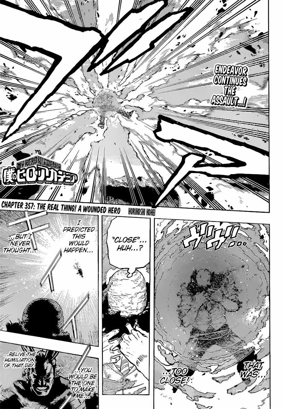 My Hero Academia Manga Manga Chapter - 357 - image 2
