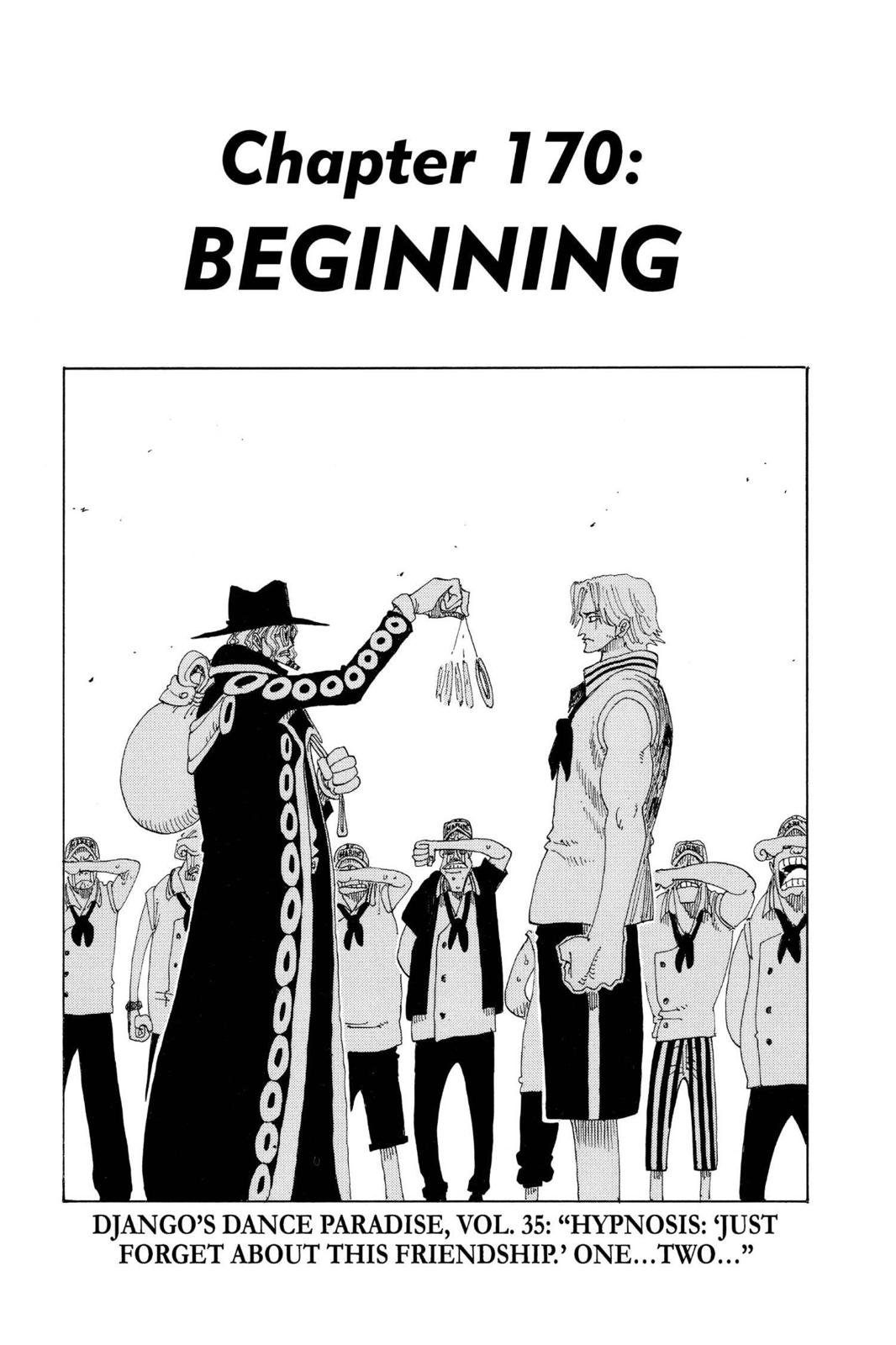 One Piece Manga Manga Chapter - 170 - image 1