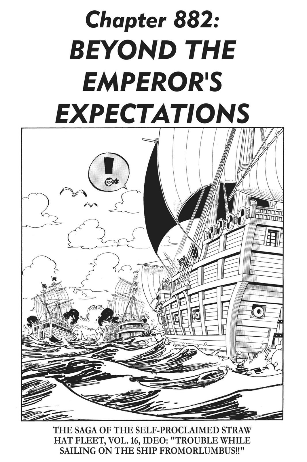 One Piece Manga Manga Chapter - 882 - image 1