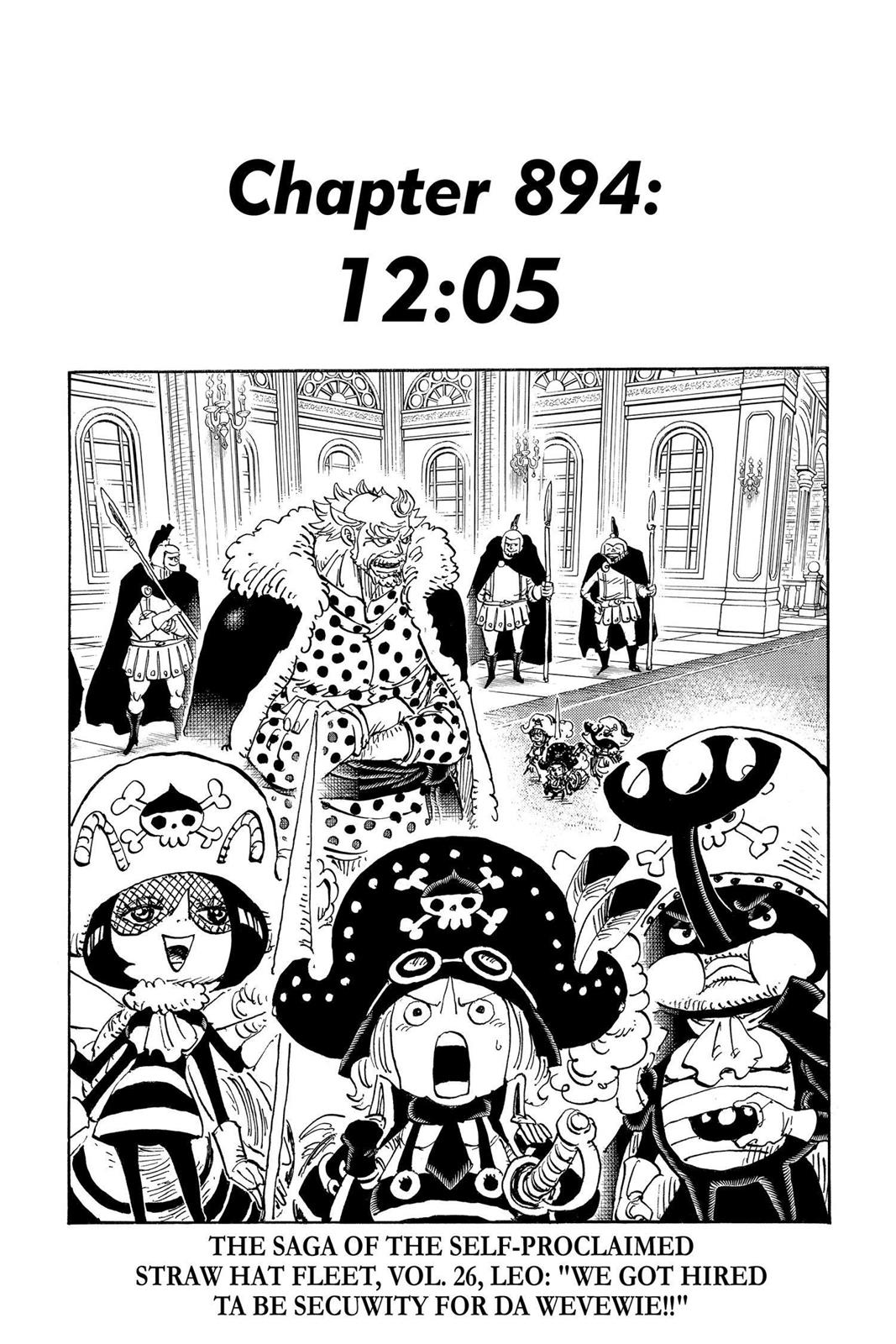 One Piece Manga Manga Chapter - 894 - image 1