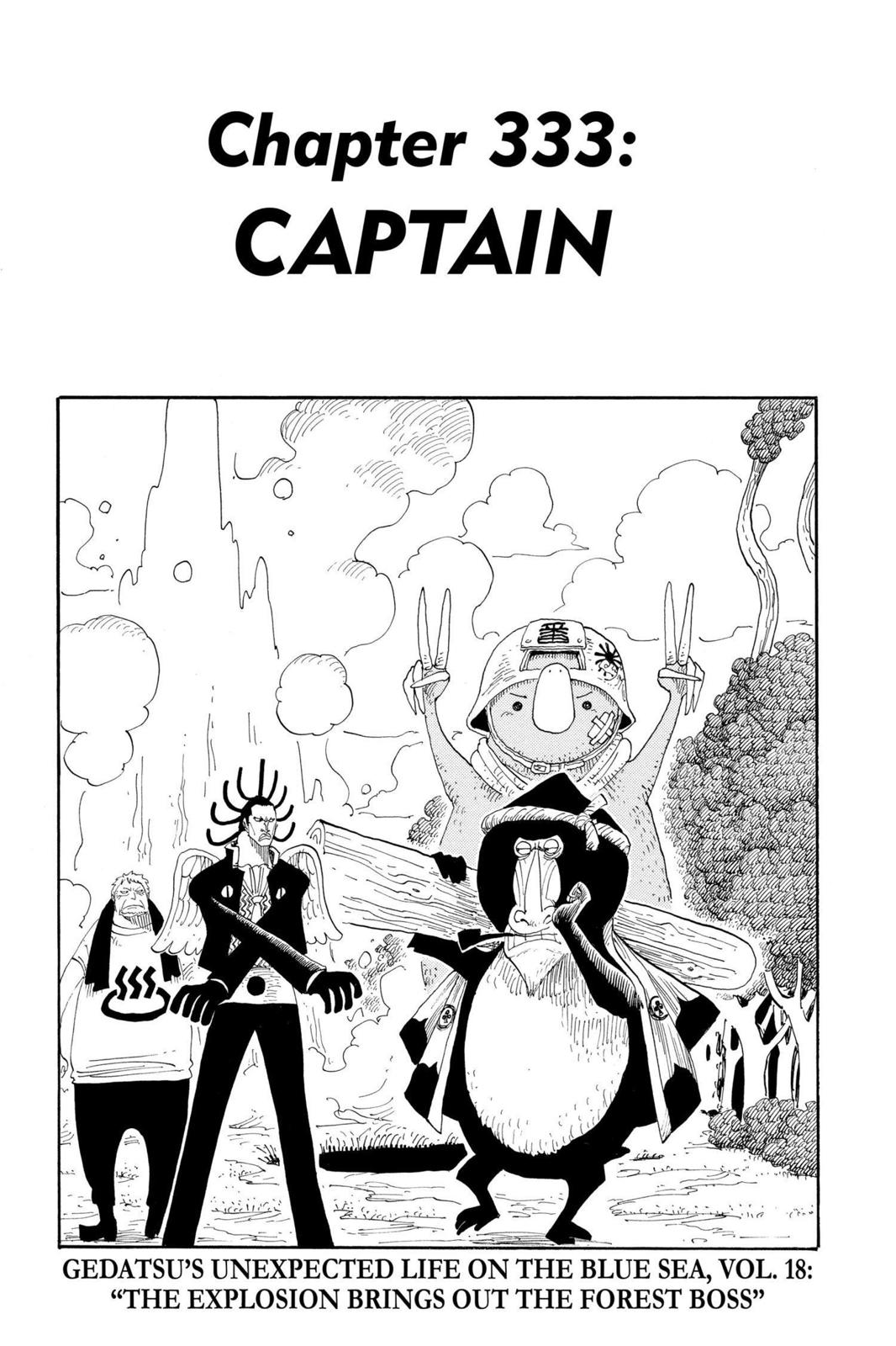 One Piece Manga Manga Chapter - 333 - image 1