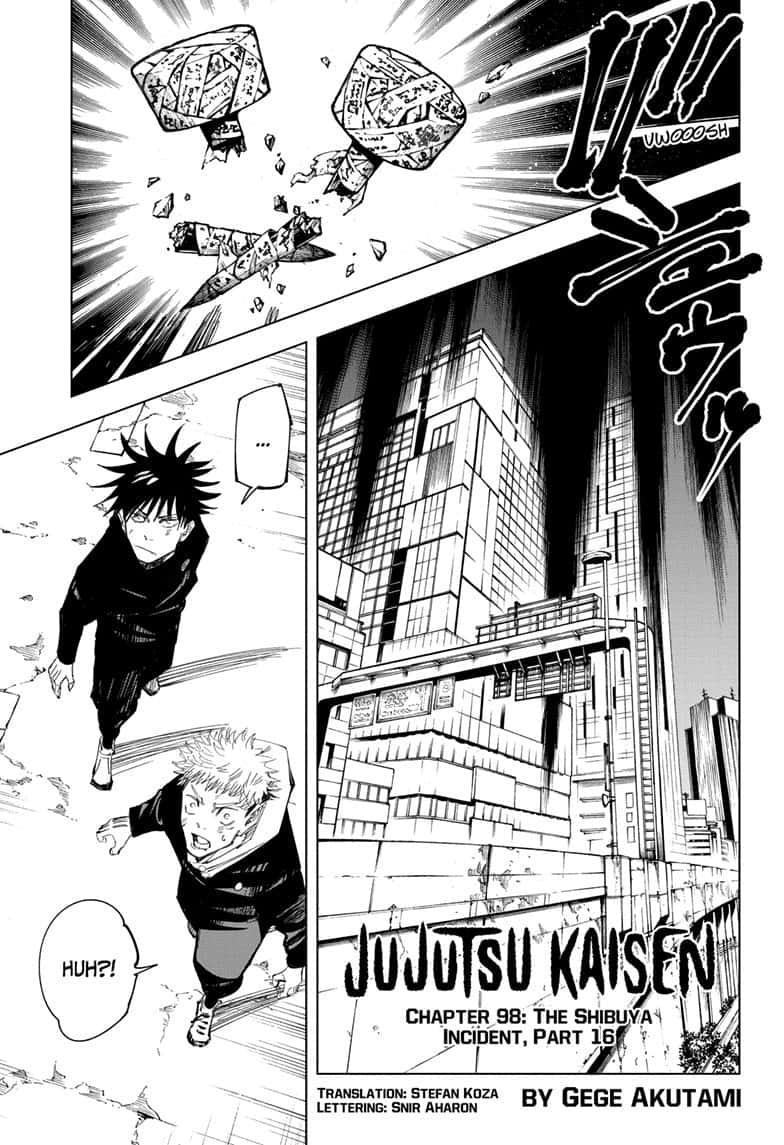 Jujutsu Kaisen Manga Chapter - 98 - image 1