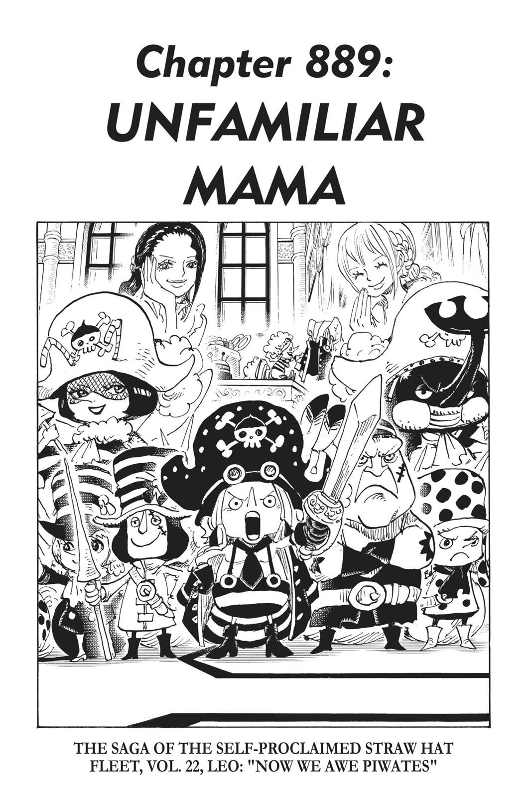One Piece Manga Manga Chapter - 889 - image 1