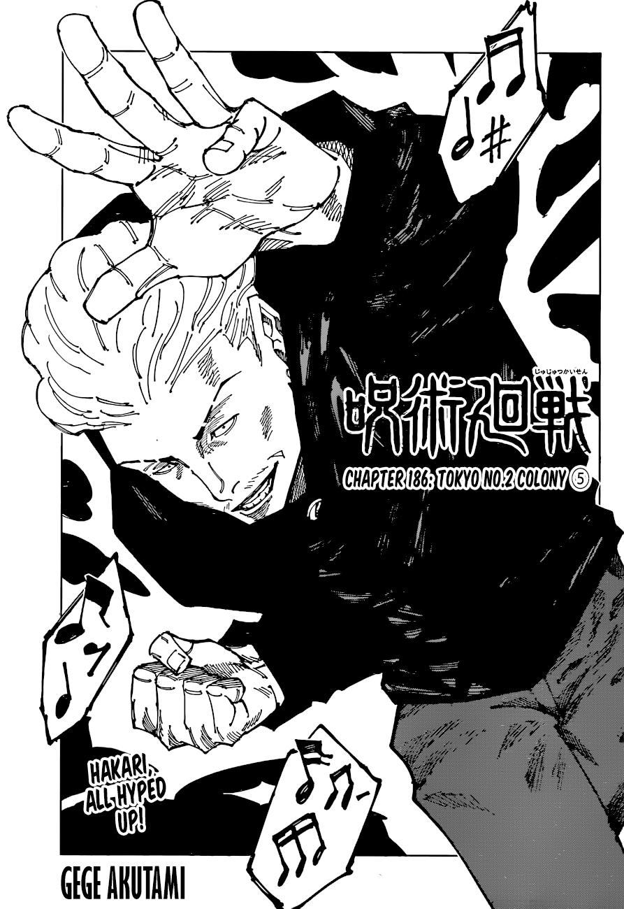 Jujutsu Kaisen Manga Chapter - 186 - image 1