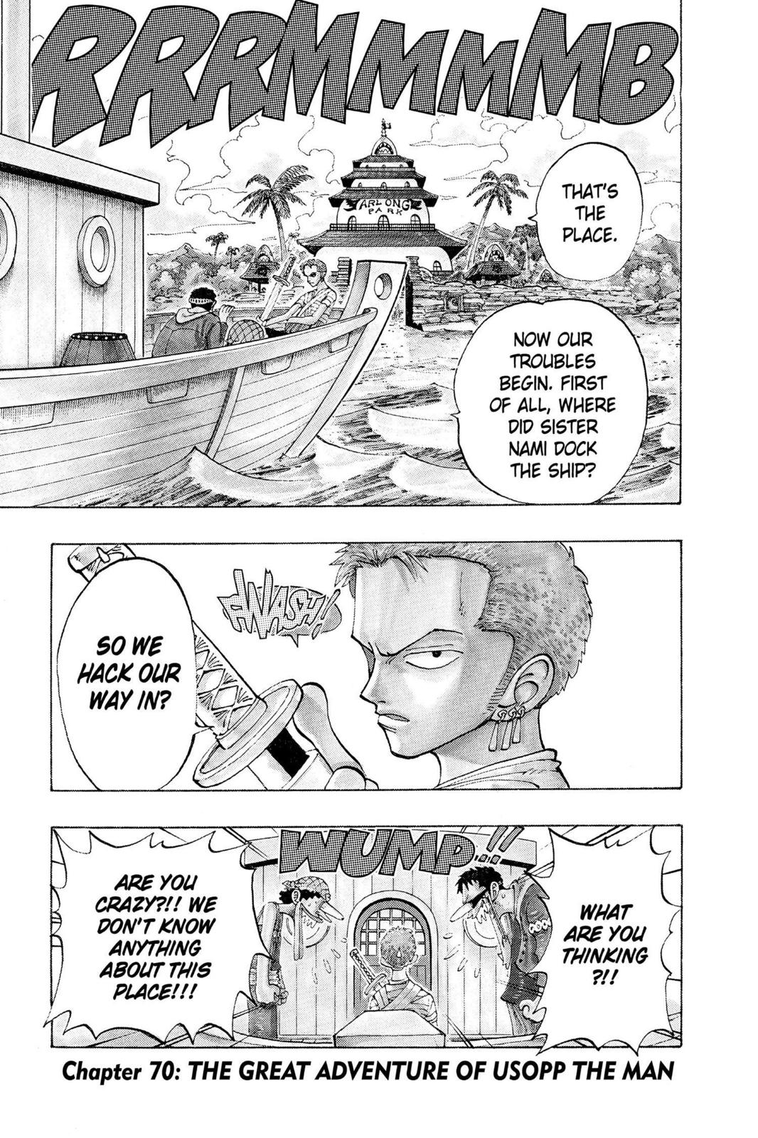 One Piece Manga Manga Chapter - 70 - image 1