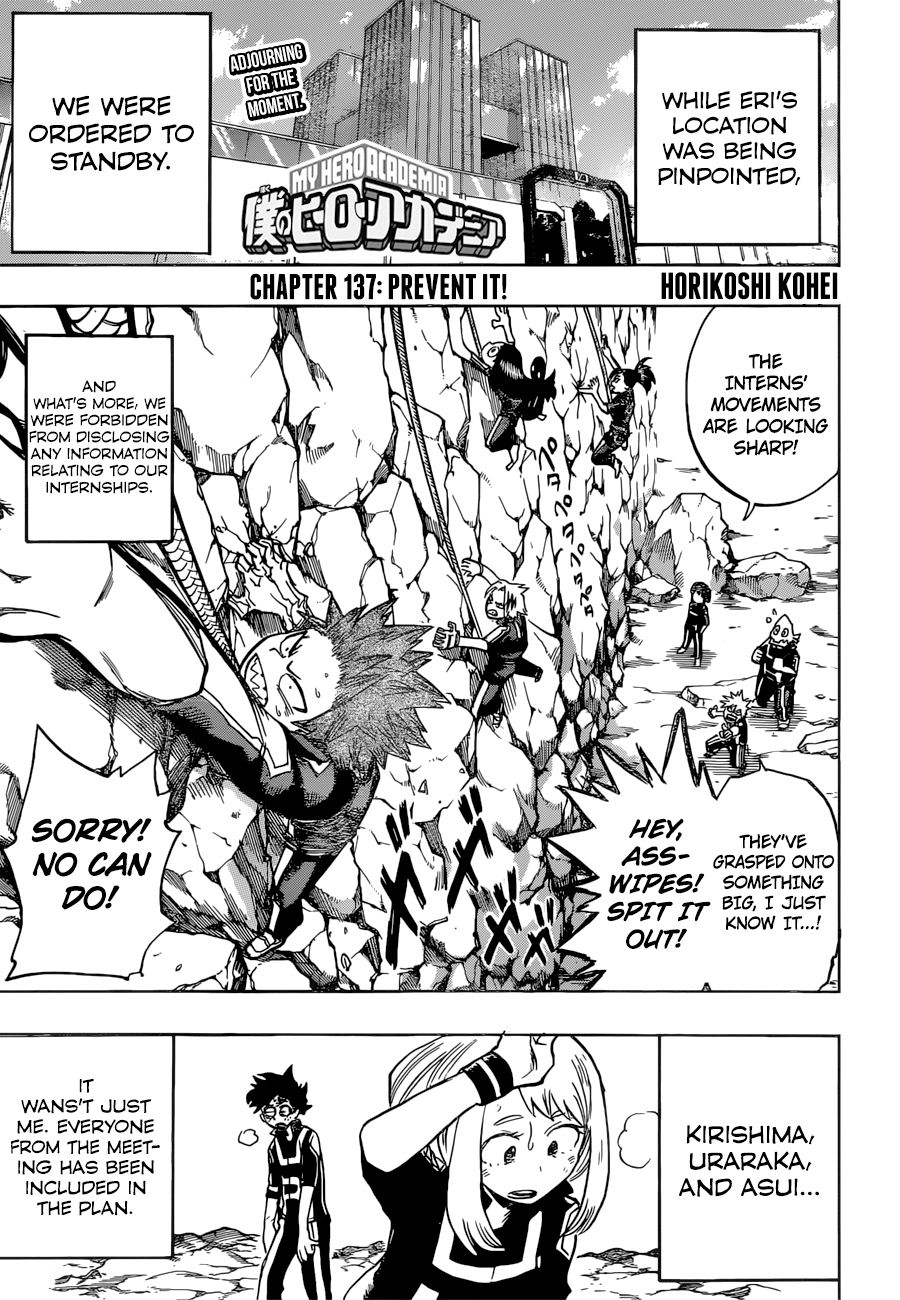 My Hero Academia Manga Manga Chapter - 137 - image 1