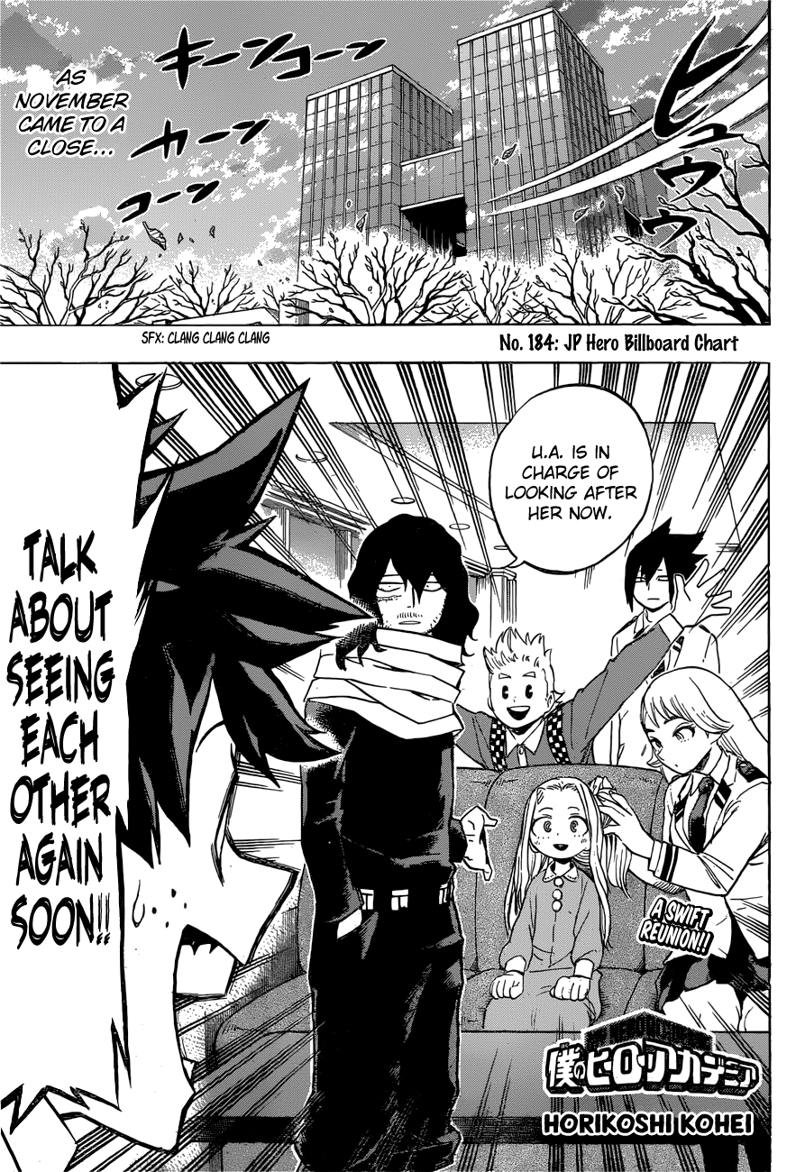 My Hero Academia Manga Manga Chapter - 184 - image 1