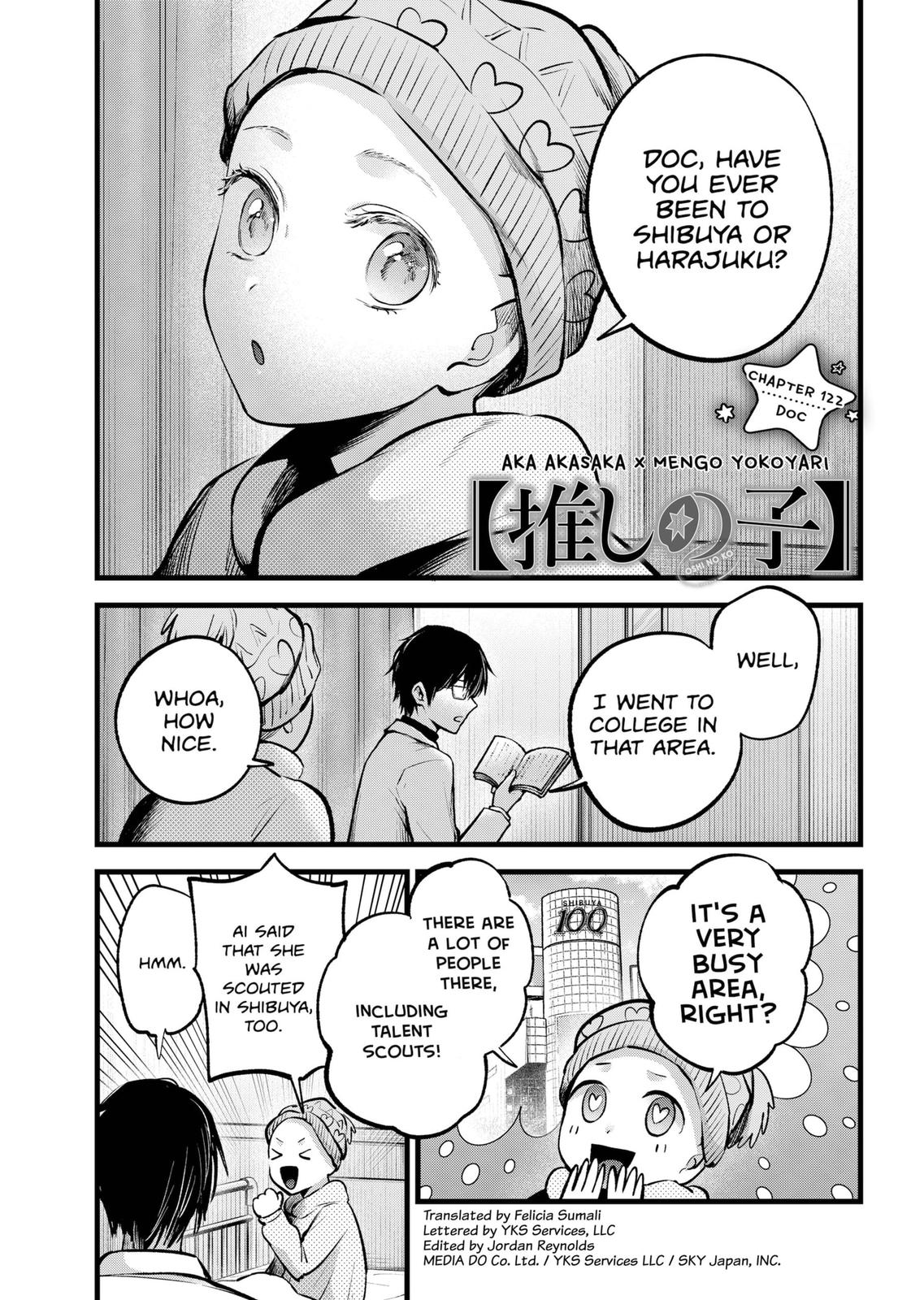 Oshi No Ko Manga Manga Chapter - 122 - image 1
