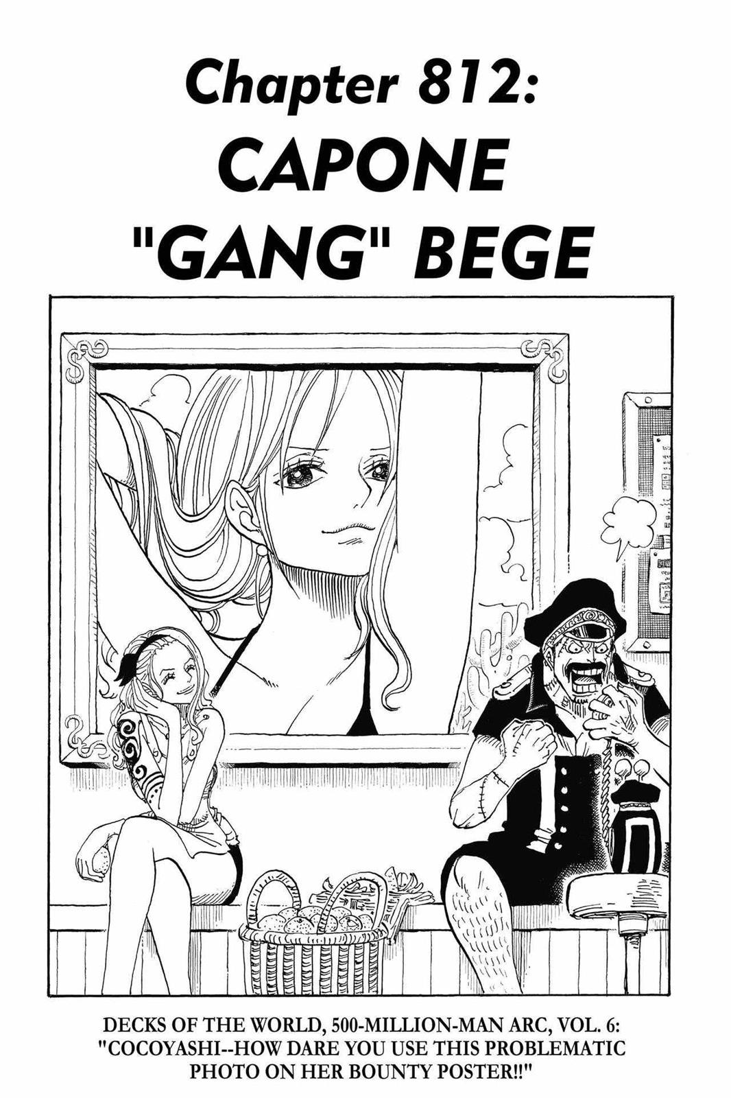 One Piece Manga Manga Chapter - 812 - image 1