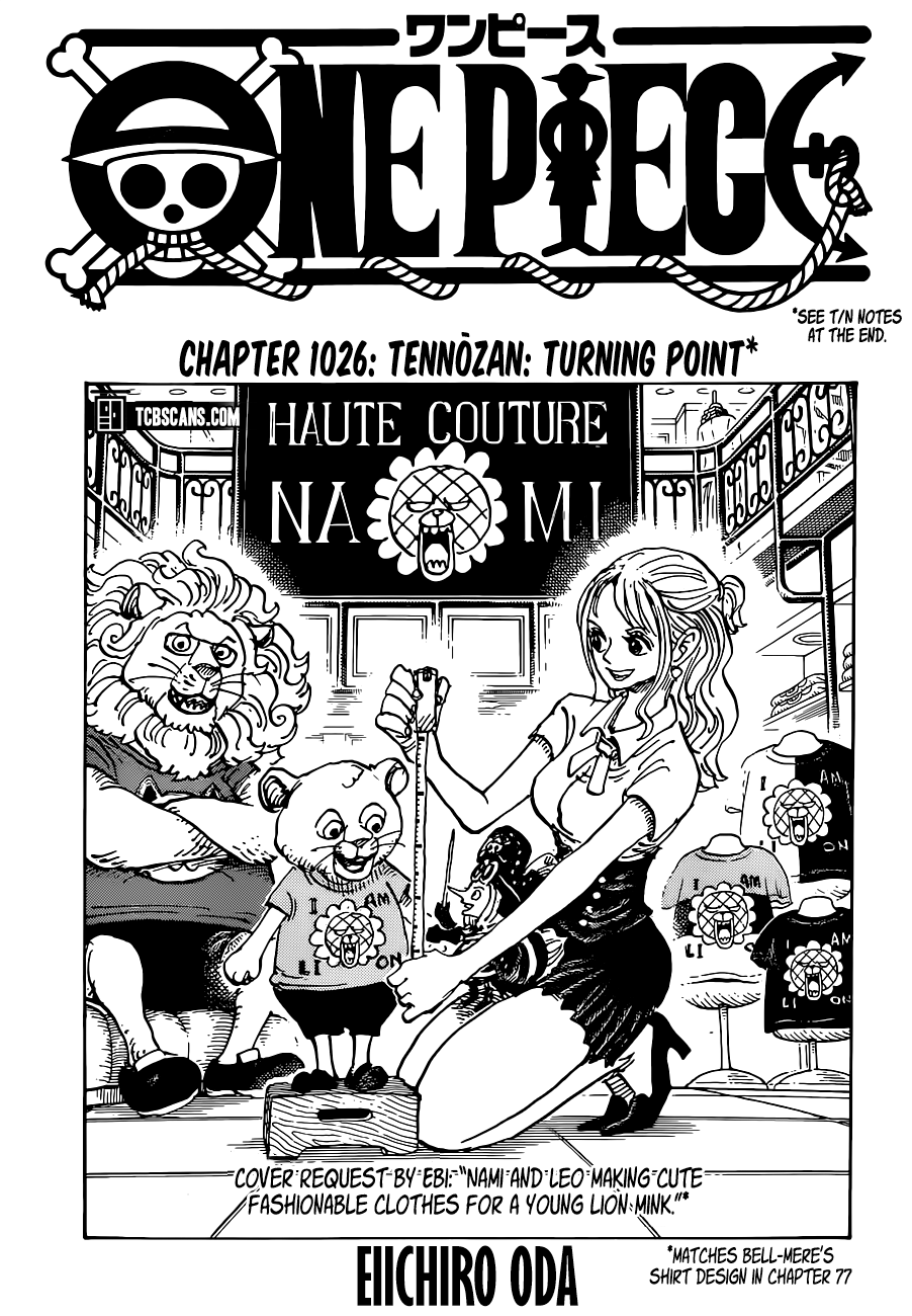 One Piece Manga Manga Chapter - 1026 - image 1