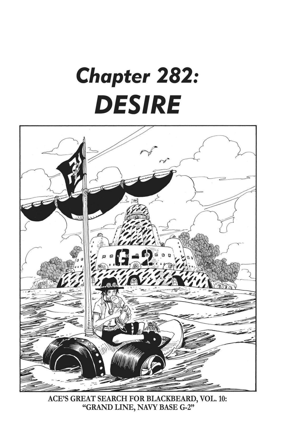 One Piece Manga Manga Chapter - 282 - image 1