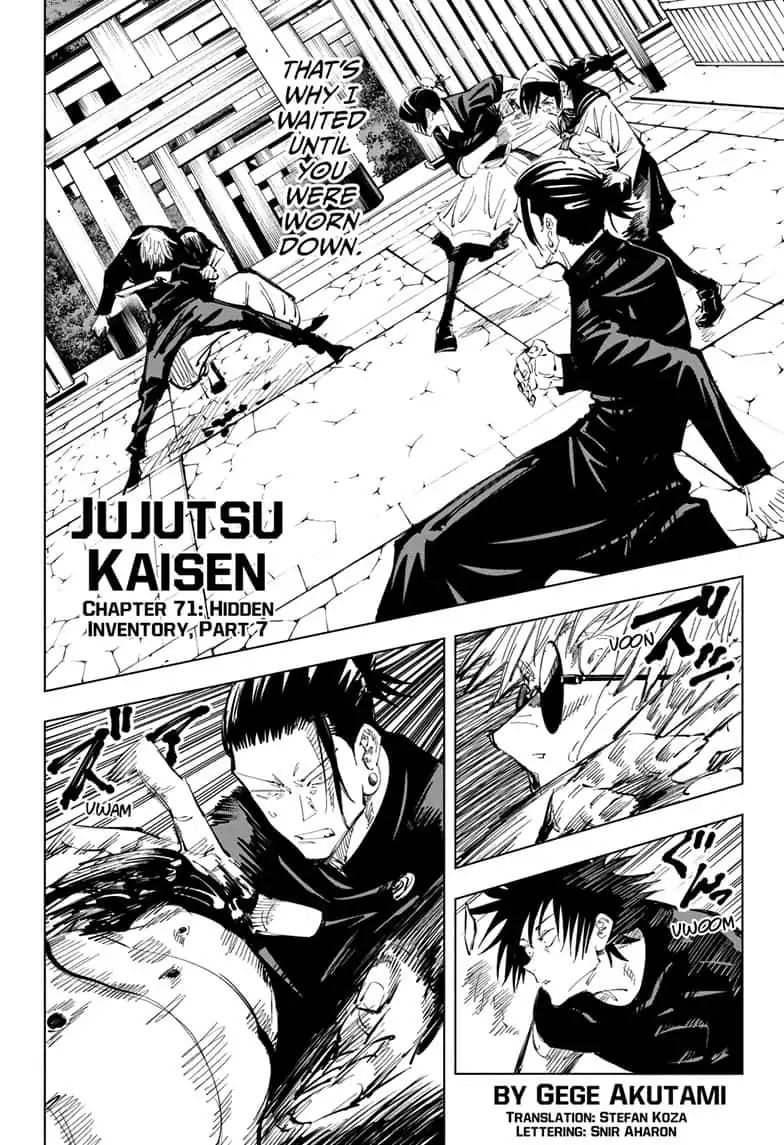 Jujutsu Kaisen Manga Chapter - 71 - image 2
