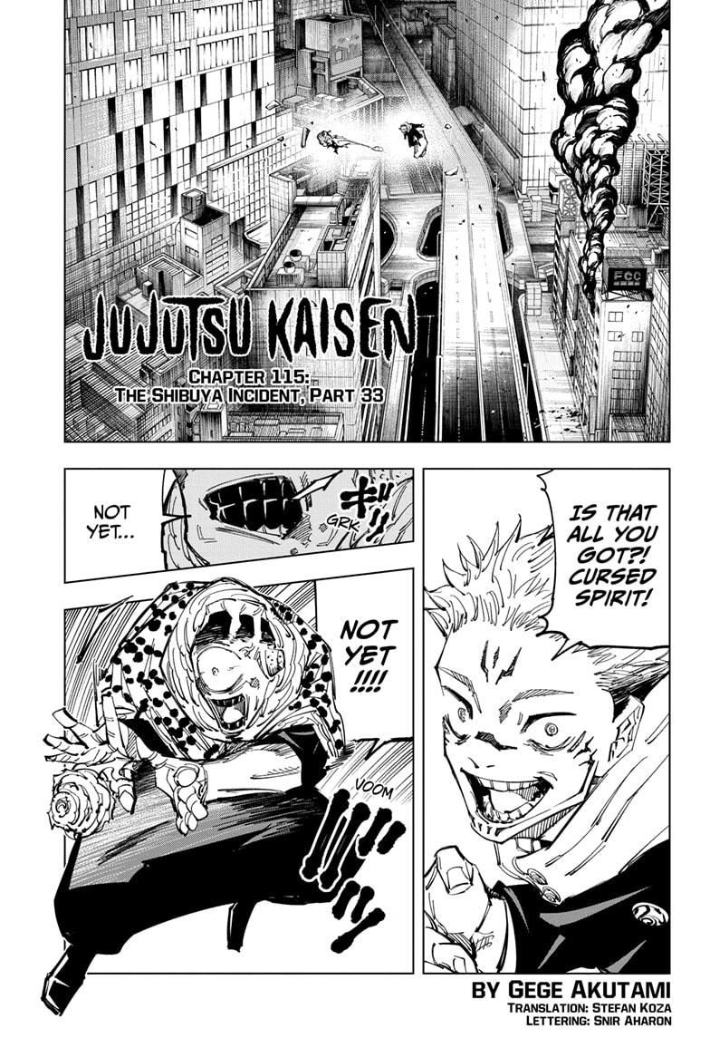 Jujutsu Kaisen Manga Chapter - 115 - image 1