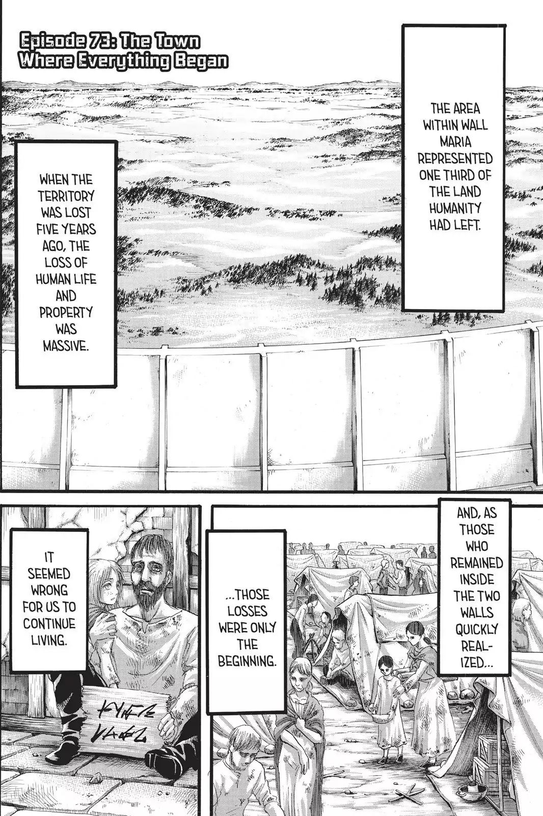 Attack on Titan Manga Manga Chapter - 73 - image 1