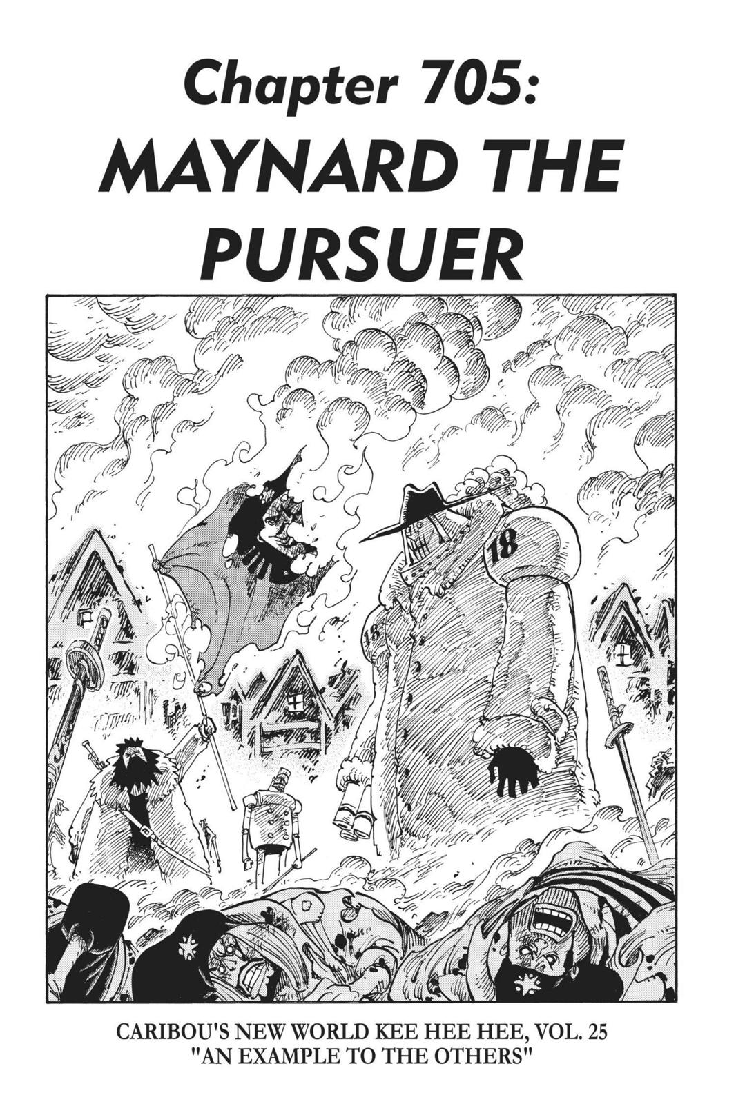 One Piece Manga Manga Chapter - 705 - image 1