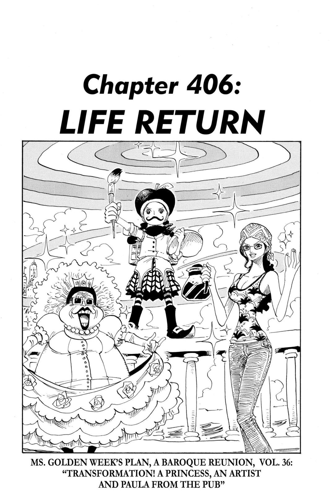 One Piece Manga Manga Chapter - 406 - image 1