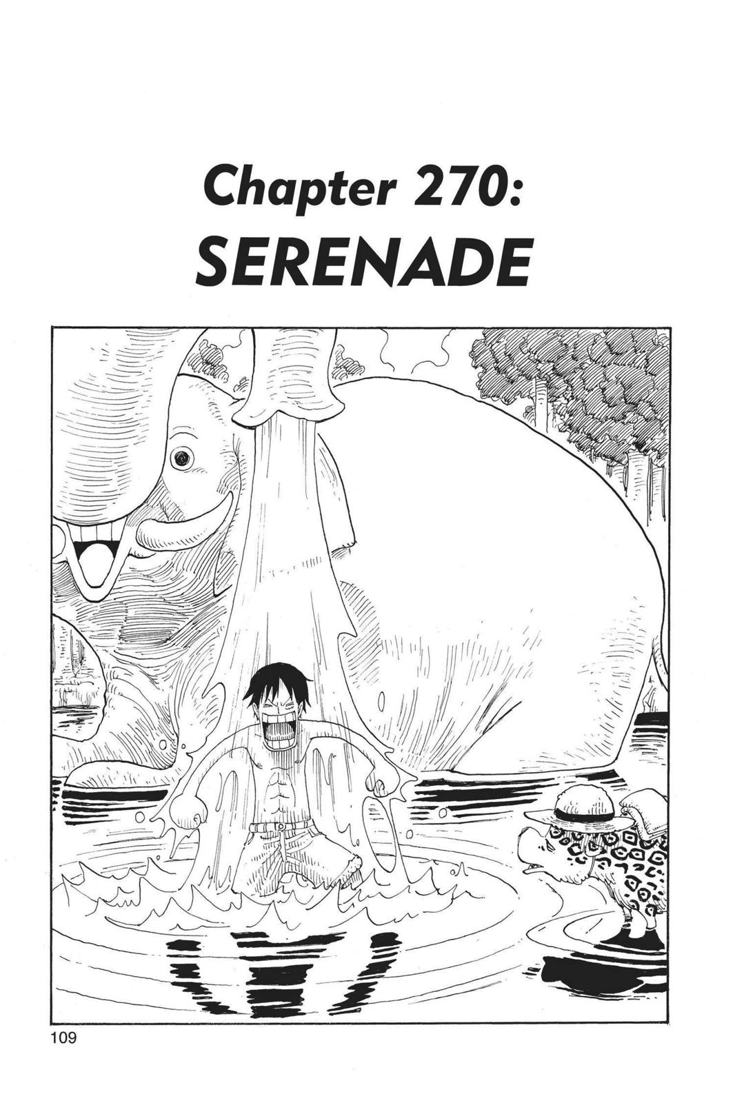 One Piece Manga Manga Chapter - 270 - image 1