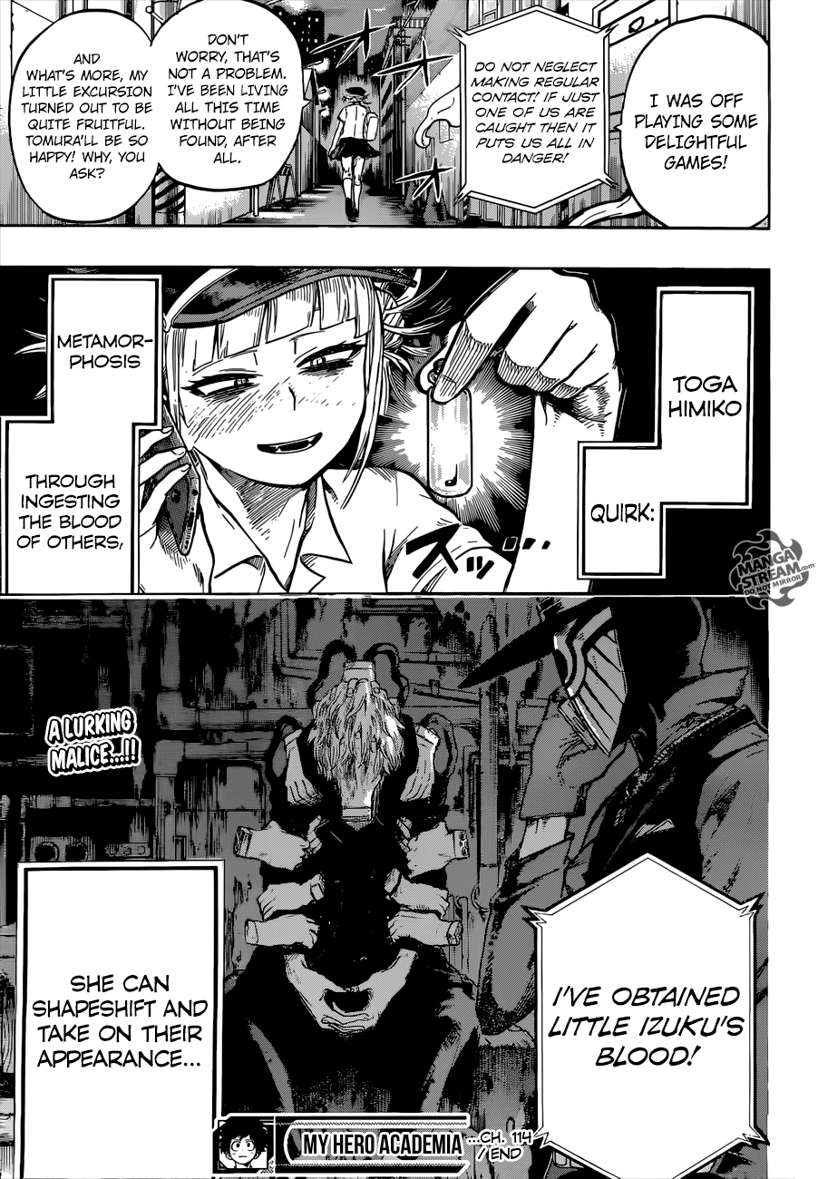 My Hero Academia Manga Manga Chapter - 114 - image 20
