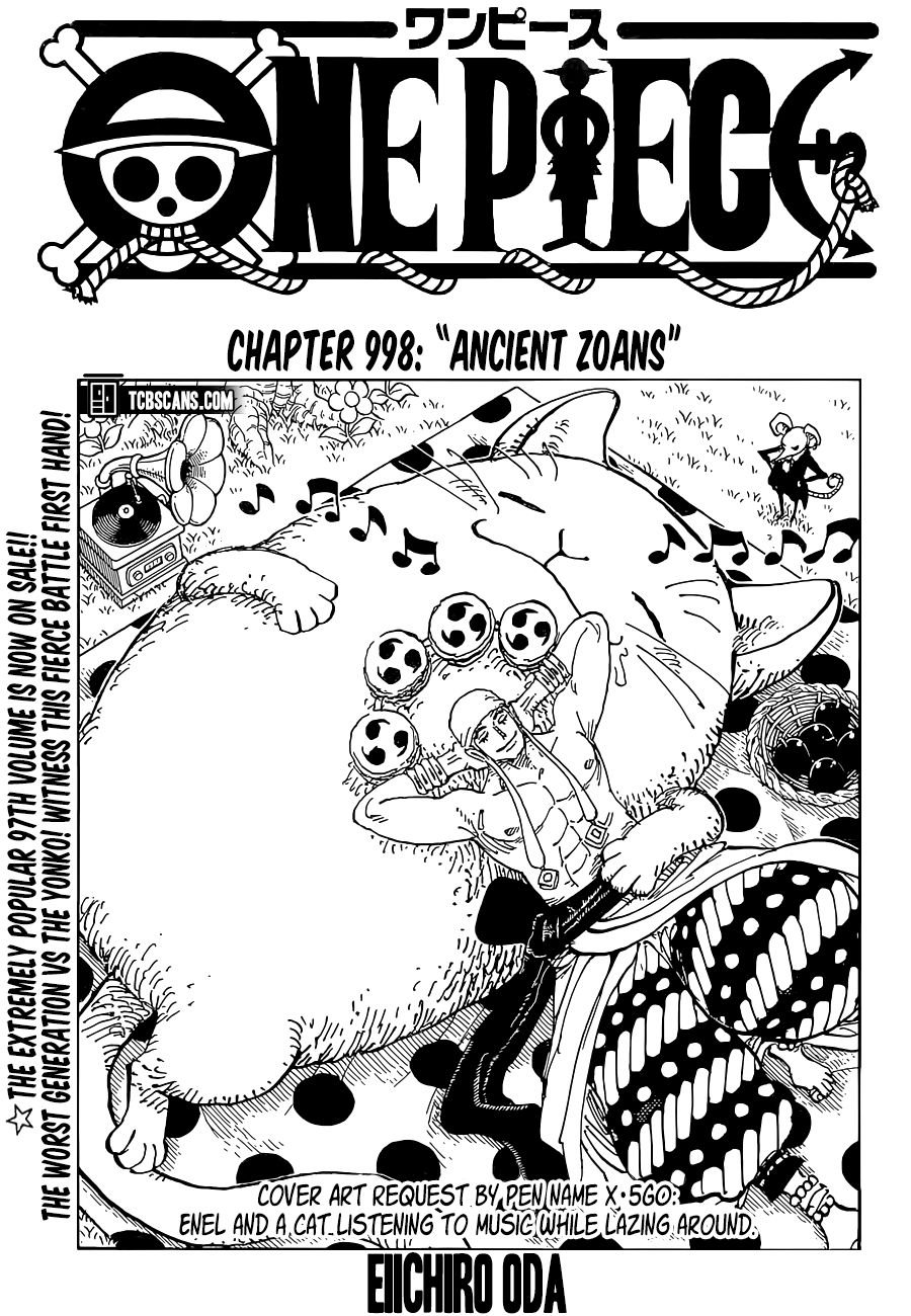One Piece Manga Manga Chapter - 998 - image 1