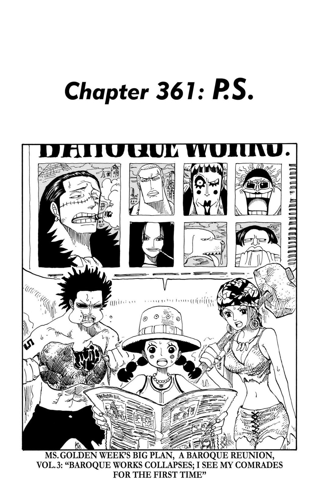One Piece Manga Manga Chapter - 361 - image 1