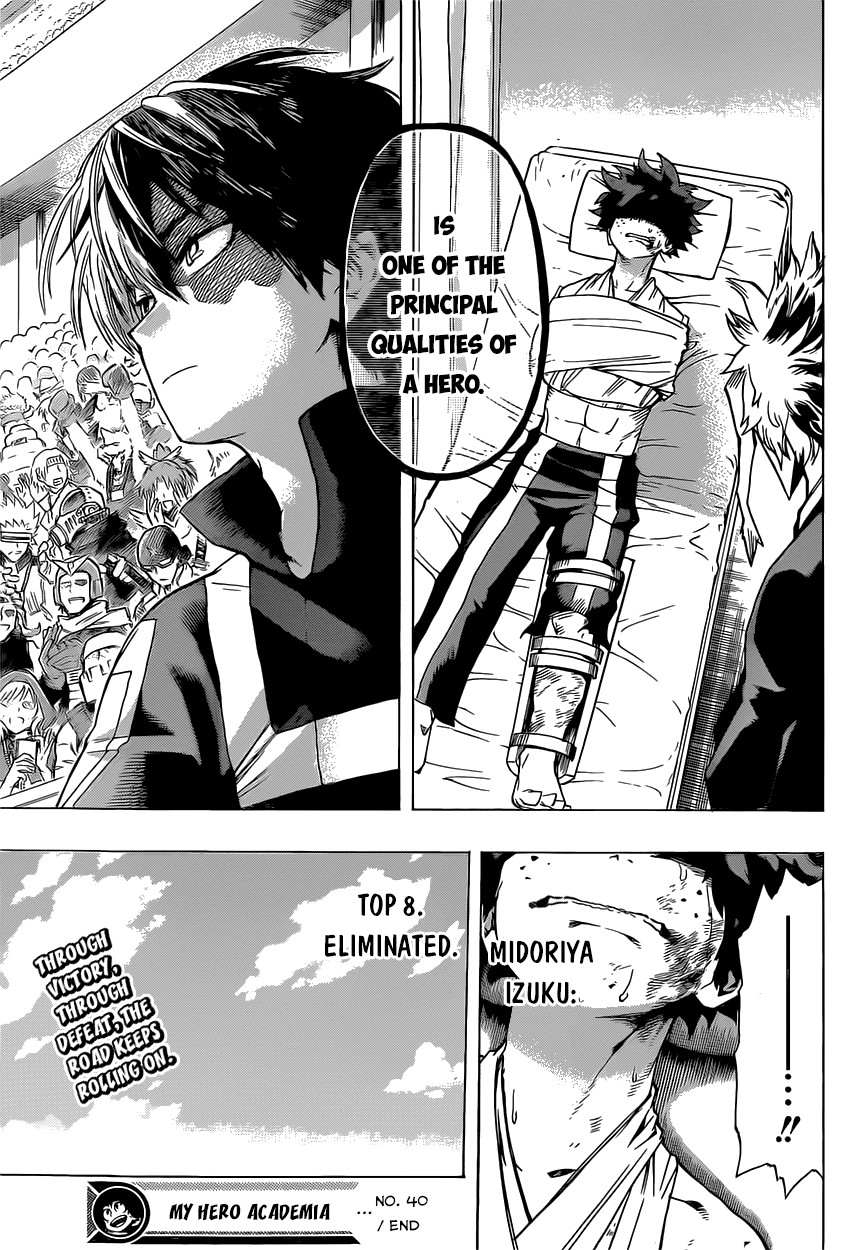 My Hero Academia Manga Manga Chapter - 40 - image 19