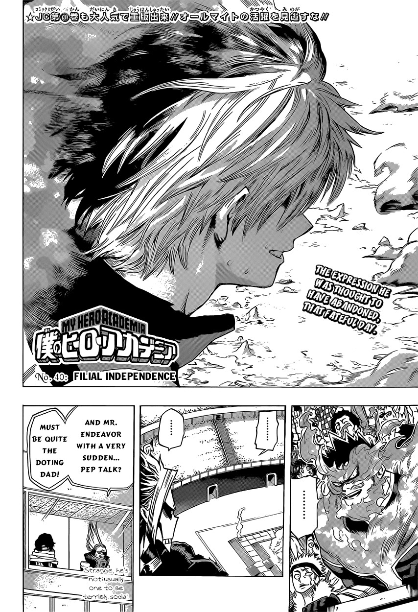 My Hero Academia Manga Manga Chapter - 40 - image 3