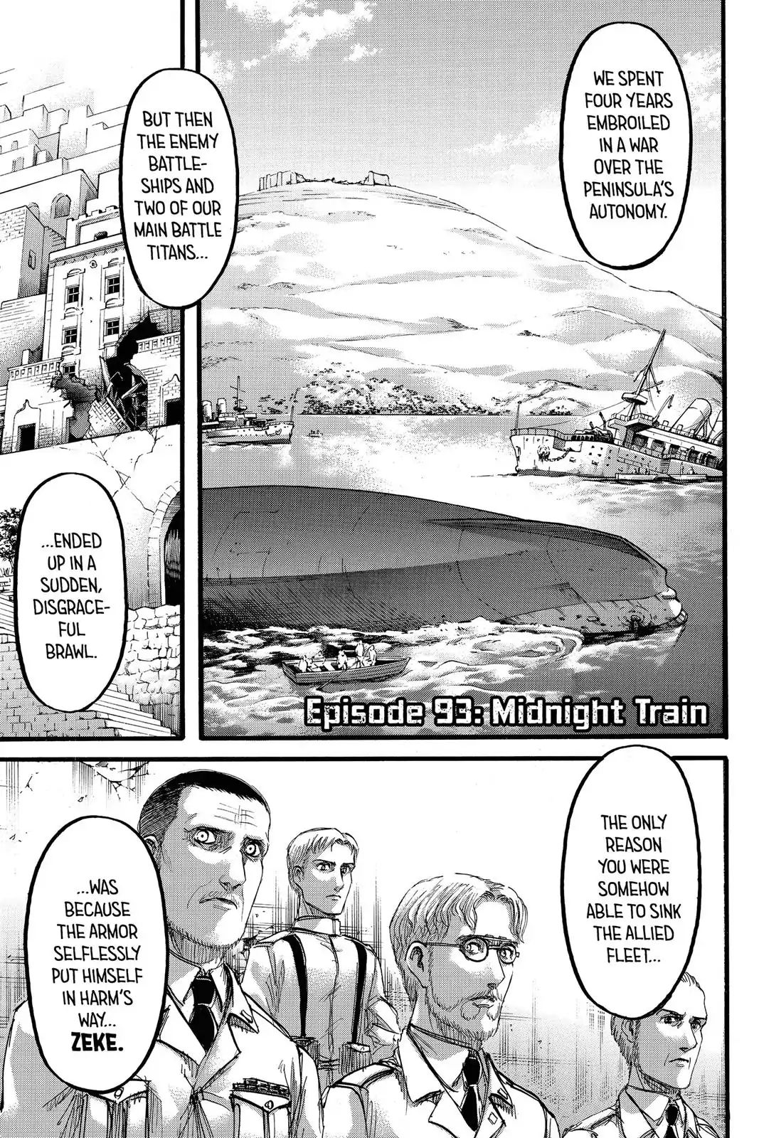 Attack on Titan Manga Manga Chapter - 93 - image 1