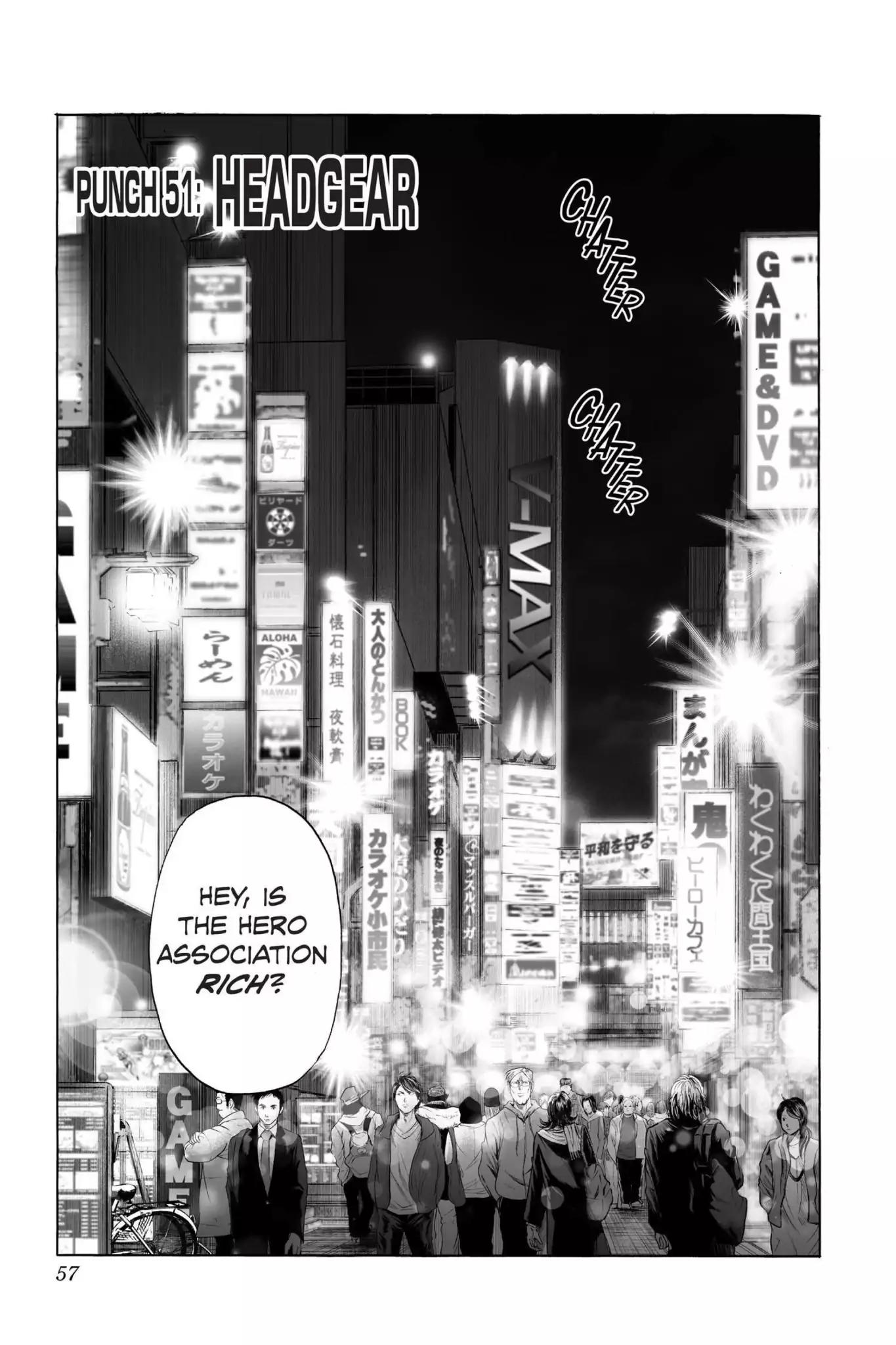 One Punch Man Manga Manga Chapter - 51 - image 1
