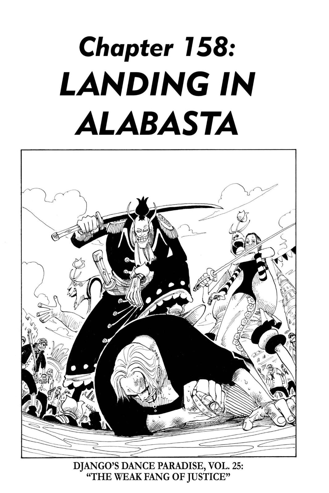 One Piece Manga Manga Chapter - 158 - image 1
