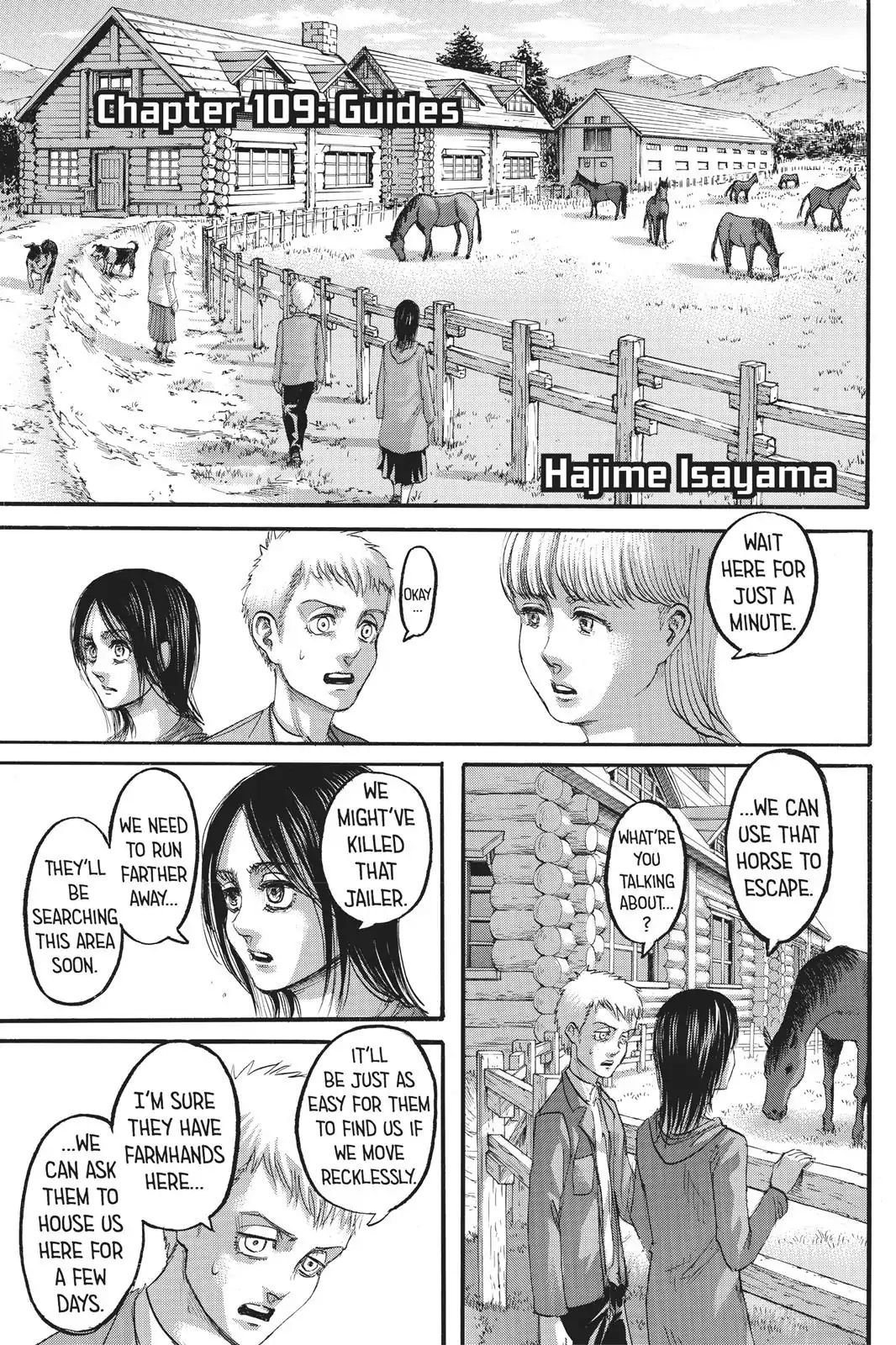Attack on Titan Manga Manga Chapter - 109 - image 2