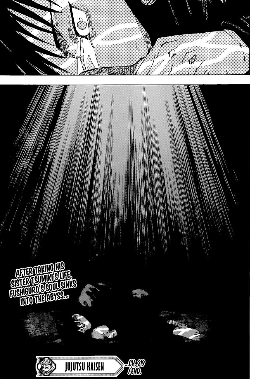 Jujutsu Kaisen Manga Chapter - 219 - image 19