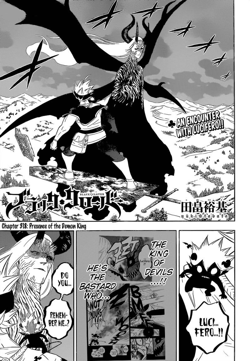 Black Clover Manga Manga Chapter - 318 - image 1