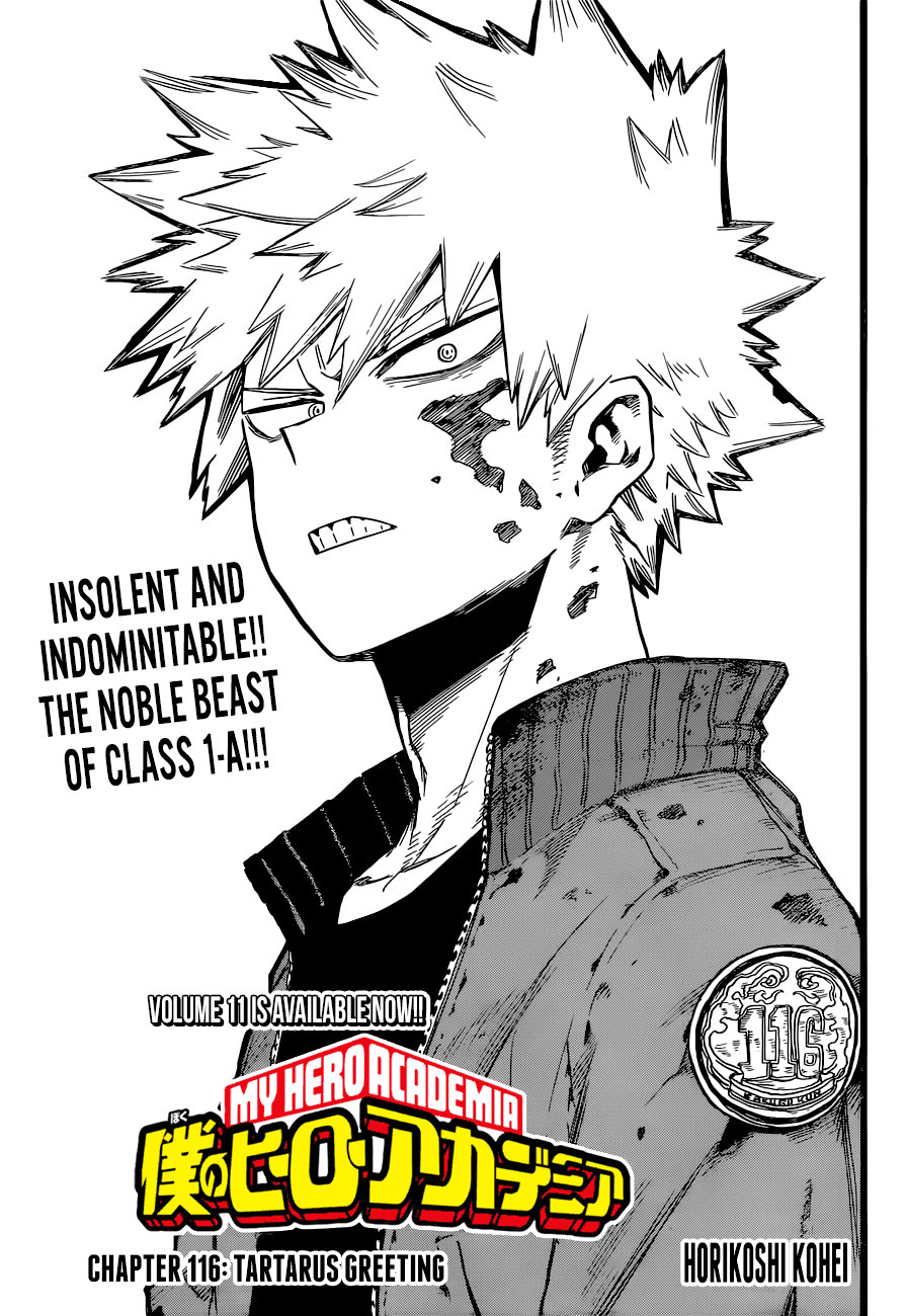 My Hero Academia Manga Manga Chapter - 116 - image 1