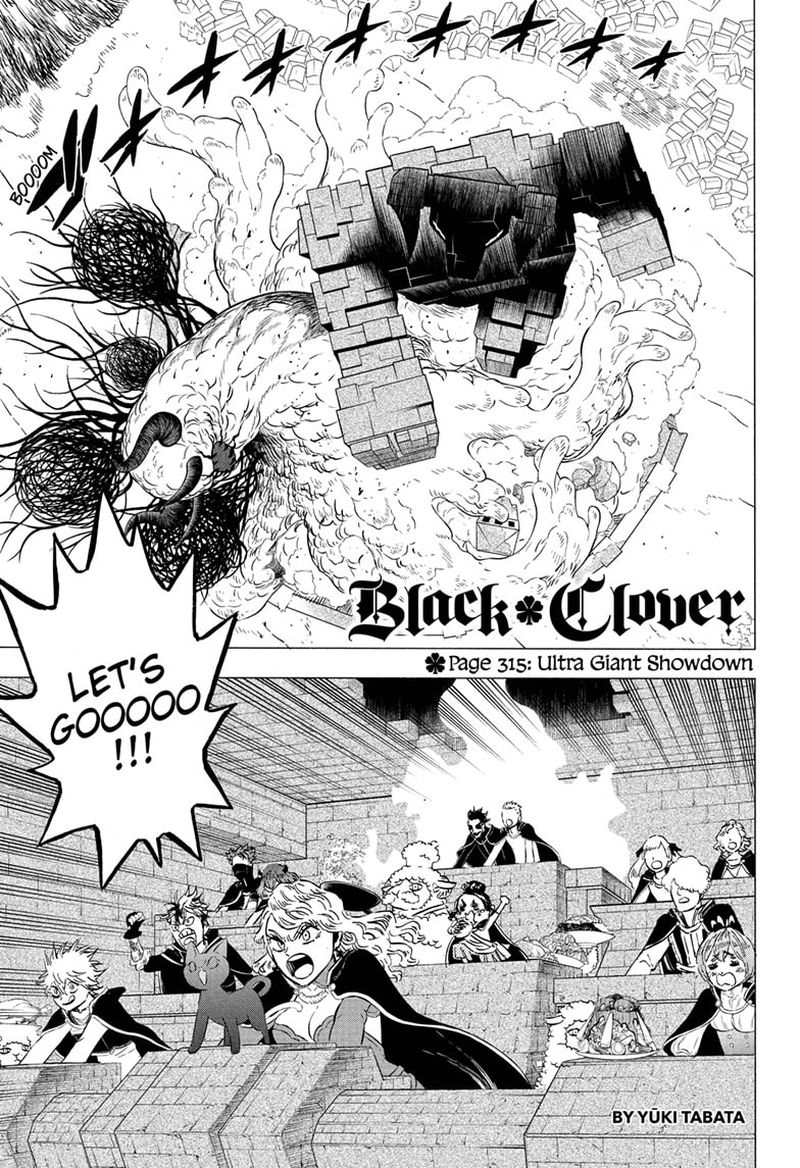Black Clover Manga Manga Chapter - 315 - image 1
