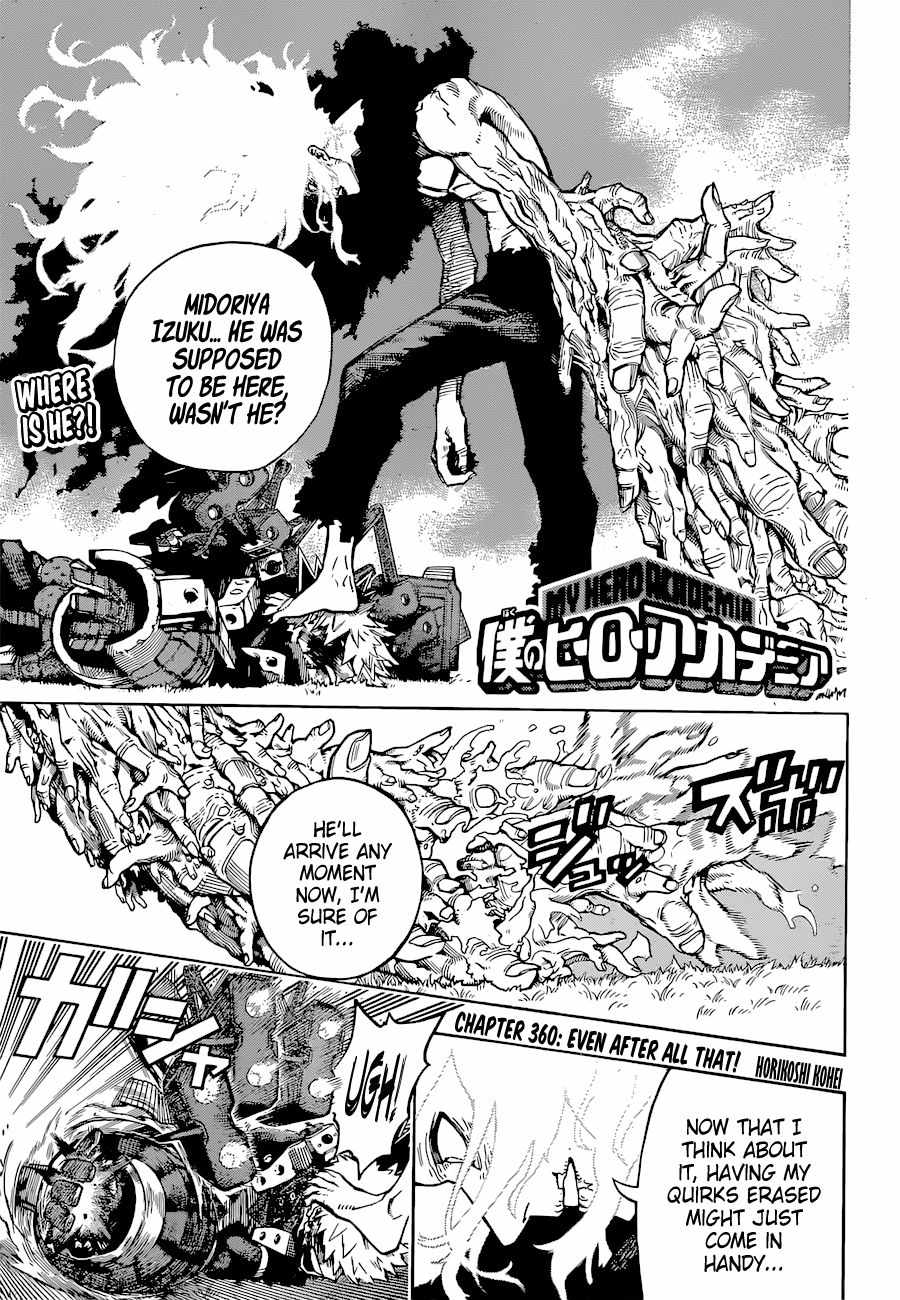 My Hero Academia Manga Manga Chapter - 360 - image 2
