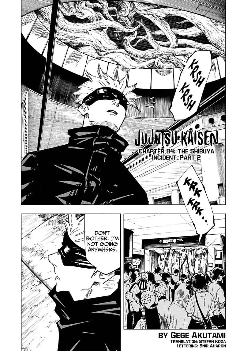 Jujutsu Kaisen Manga Chapter - 84 - image 1