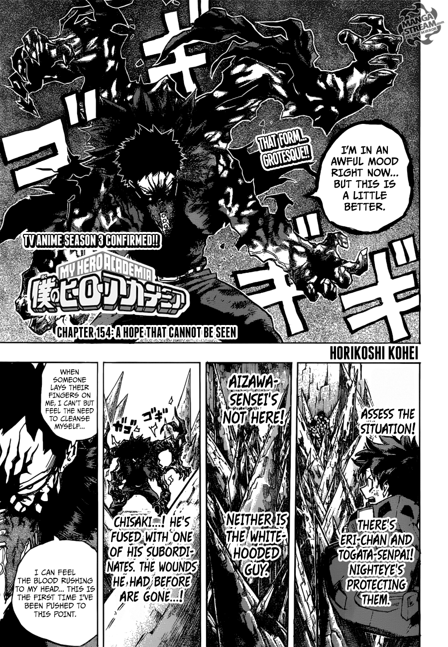 My Hero Academia Manga Manga Chapter - 154 - image 1