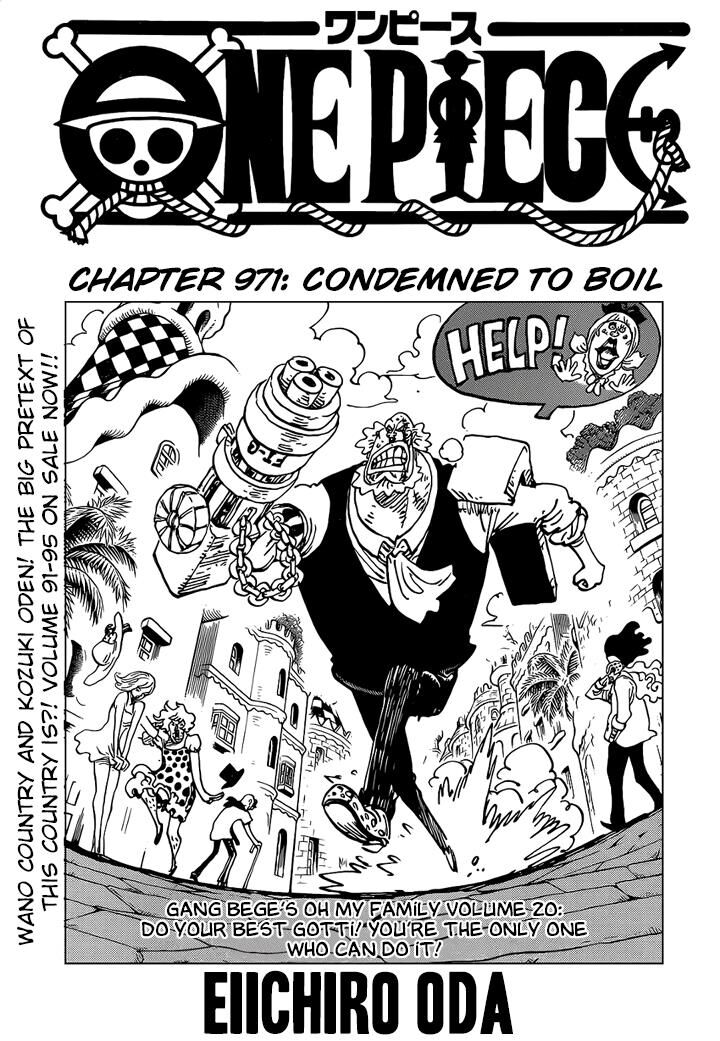 One Piece Manga Manga Chapter - 971 - image 1