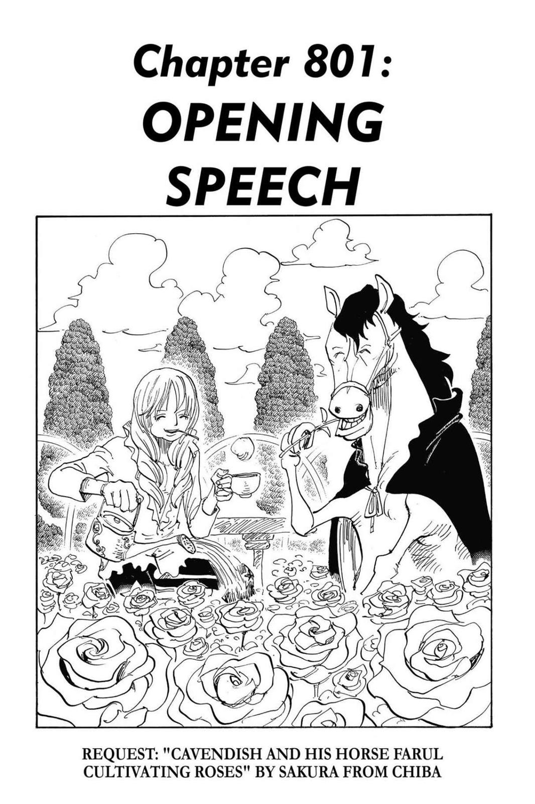 One Piece Manga Manga Chapter - 801 - image 1