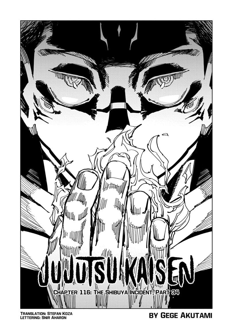 Jujutsu Kaisen Manga Chapter - 116 - image 1