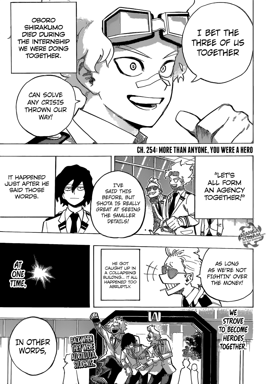 My Hero Academia Manga Manga Chapter - 254 - image 4