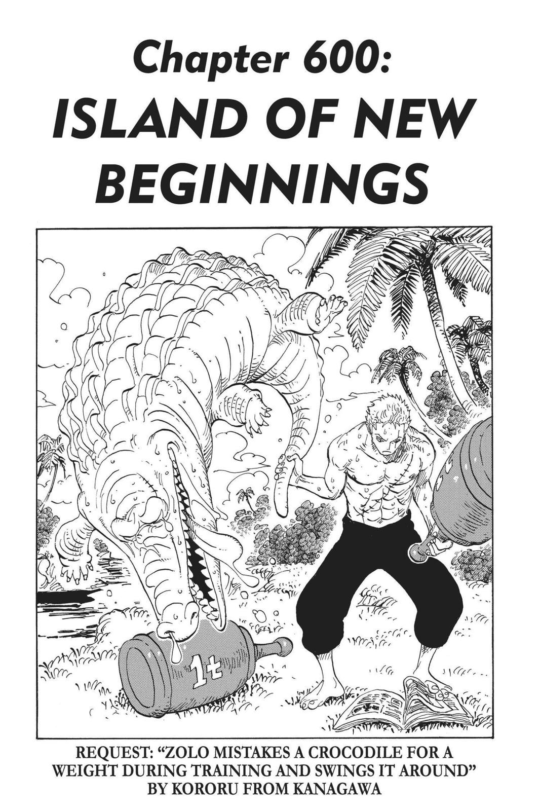 One Piece Manga Manga Chapter - 600 - image 1