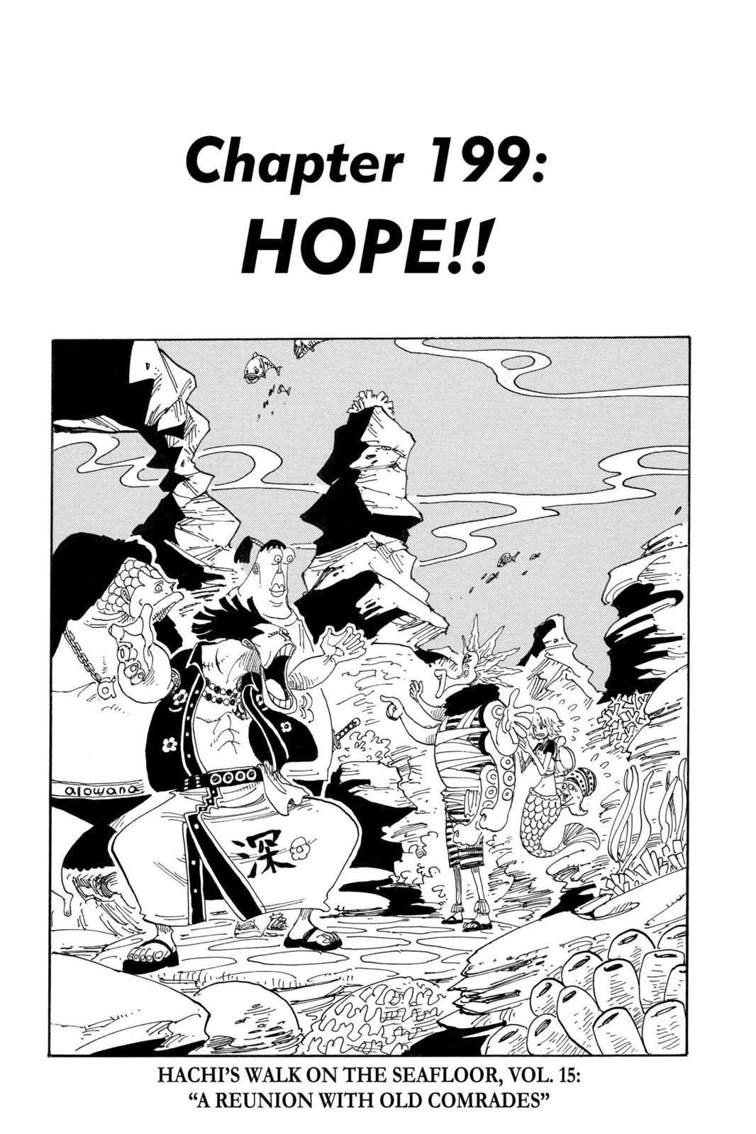 One Piece Manga Manga Chapter - 199 - image 1