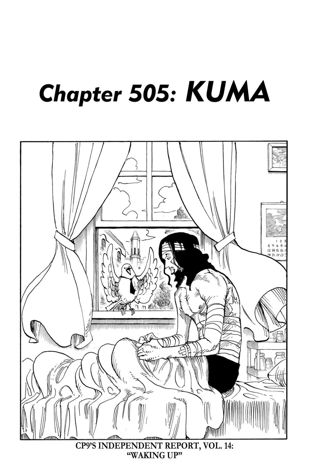 One Piece Manga Manga Chapter - 505 - image 1