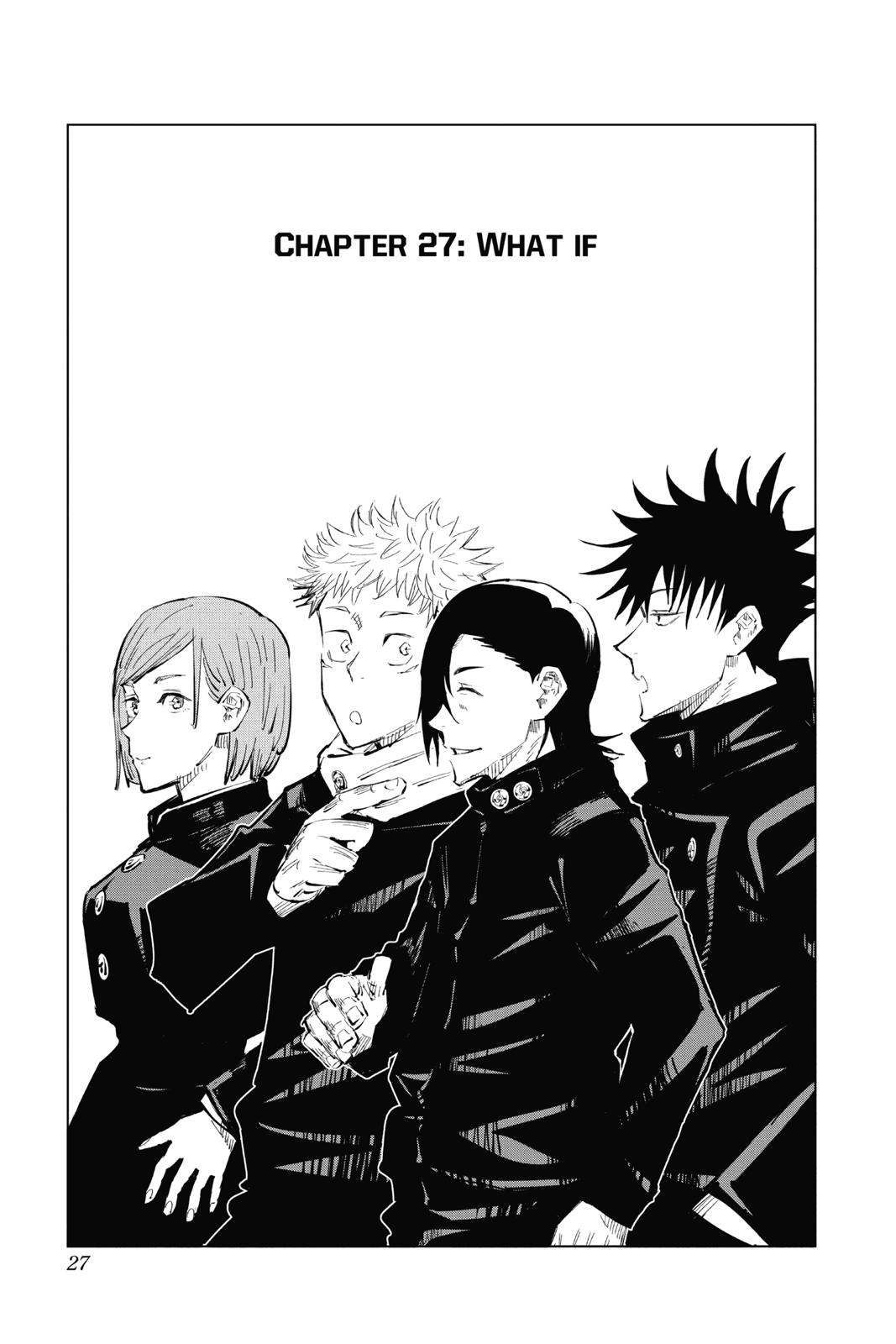 Jujutsu Kaisen Manga Chapter - 27 - image 1