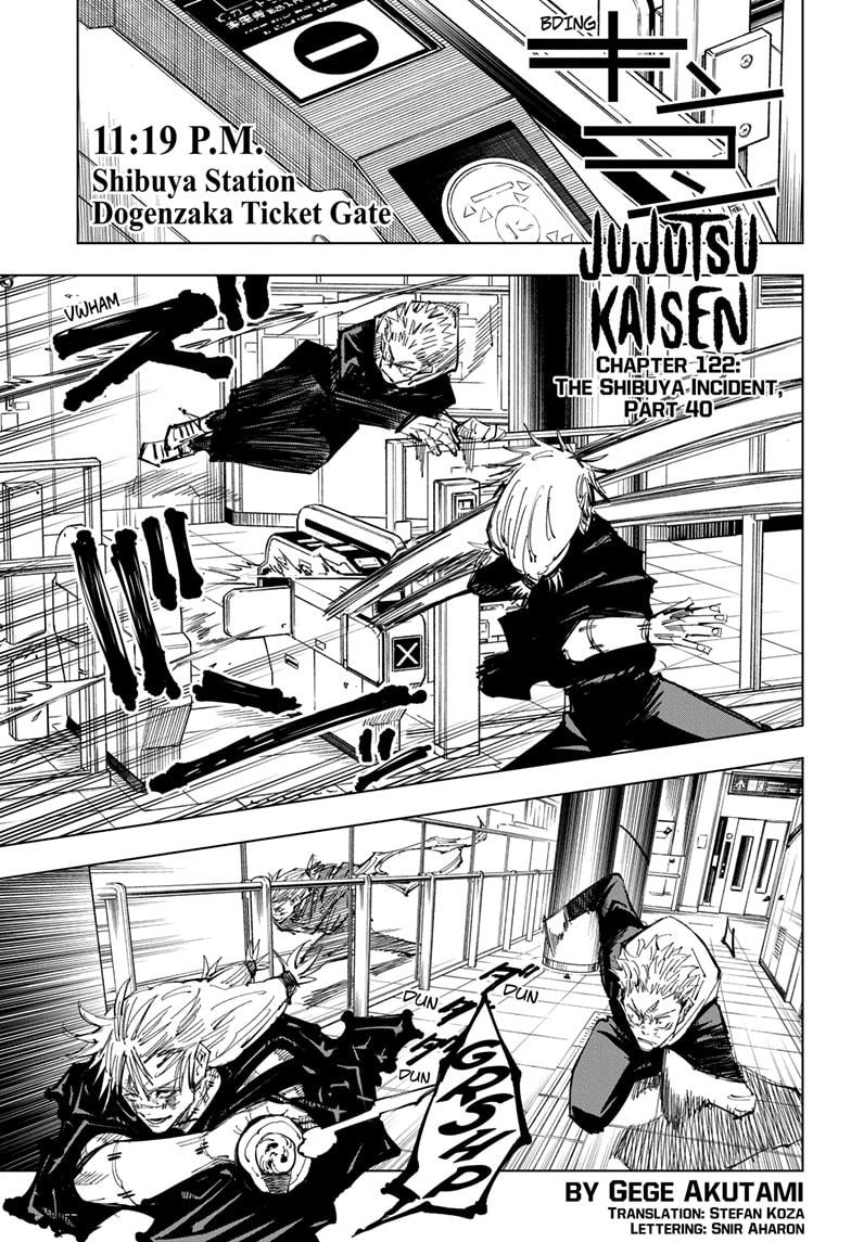Jujutsu Kaisen Manga Chapter - 122 - image 1