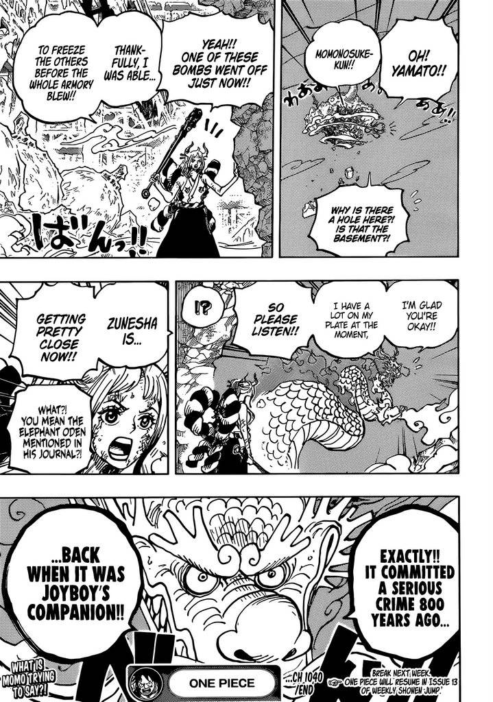 One Piece Manga Manga Chapter - 1040 - image 13