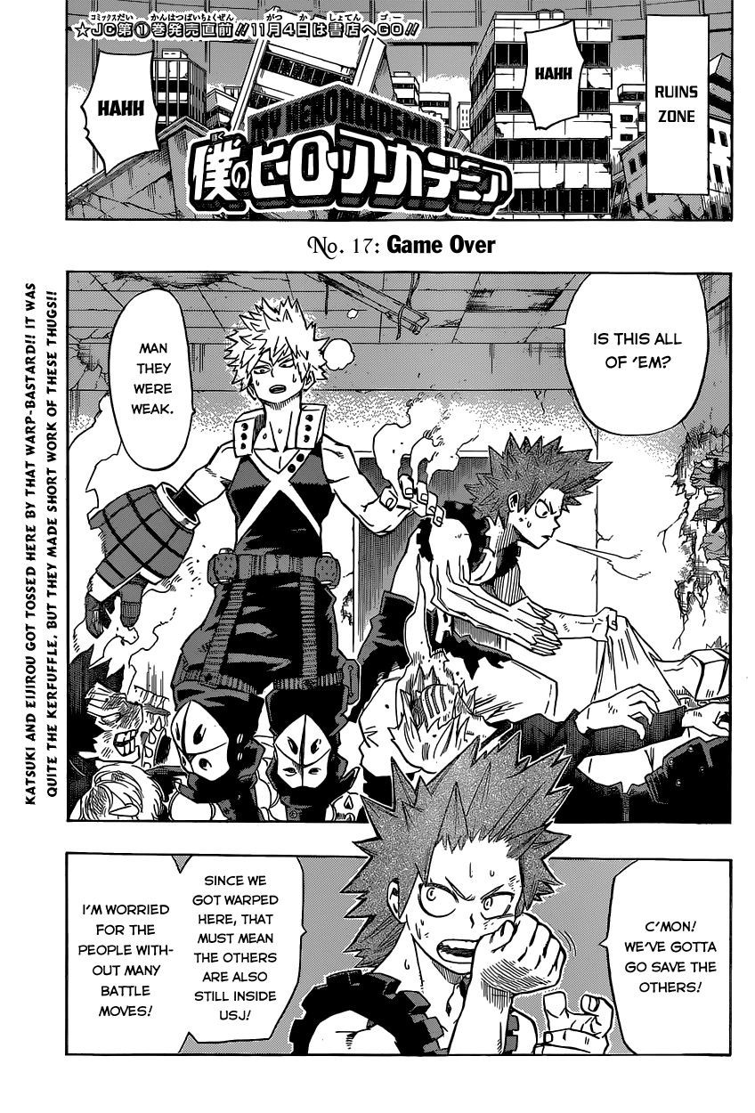 My Hero Academia Manga Manga Chapter - 17 - image 3