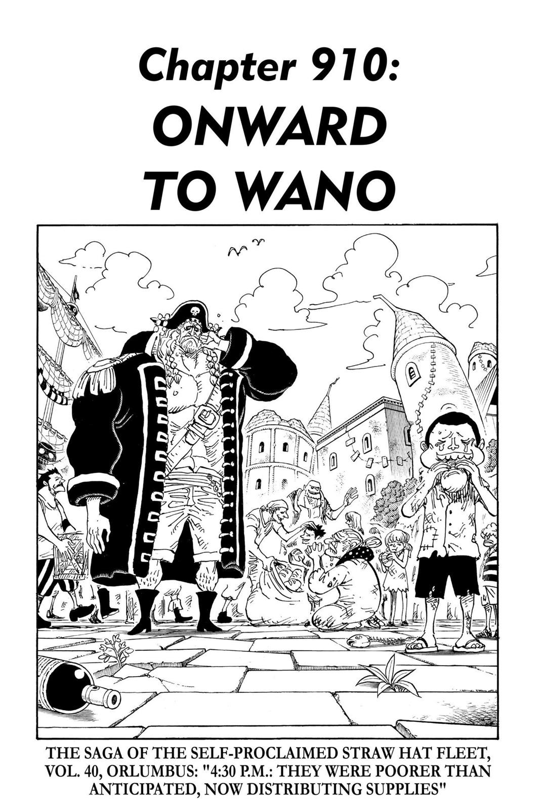 One Piece Manga Manga Chapter - 910 - image 1