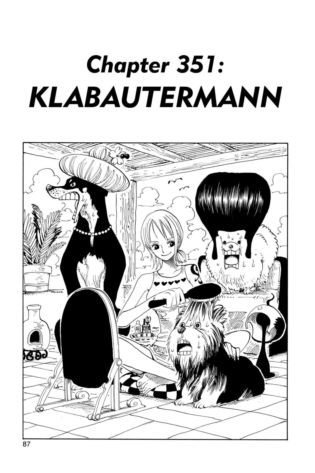 One Piece Manga Manga Chapter - 351 - image 1